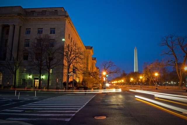 Commerce Department at blue hour · 02