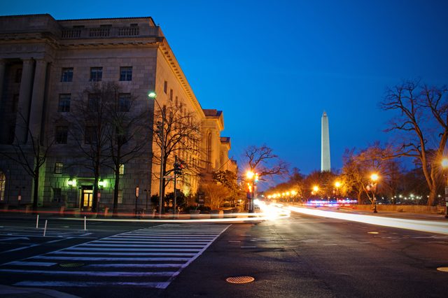 Commerce Department at blue hour · 03